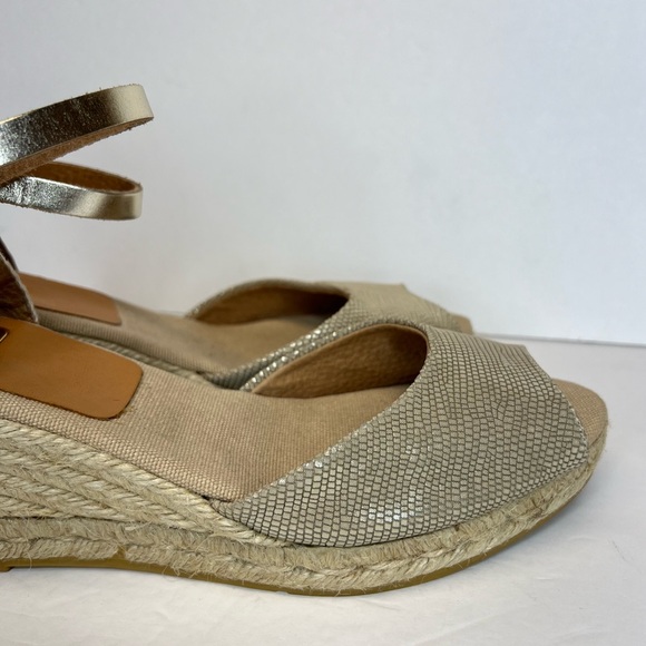 Kanna Womens Open Toe Wedge Espradilles Size 40EU/9US Made in Spain Superb! - Picture 8 of 14